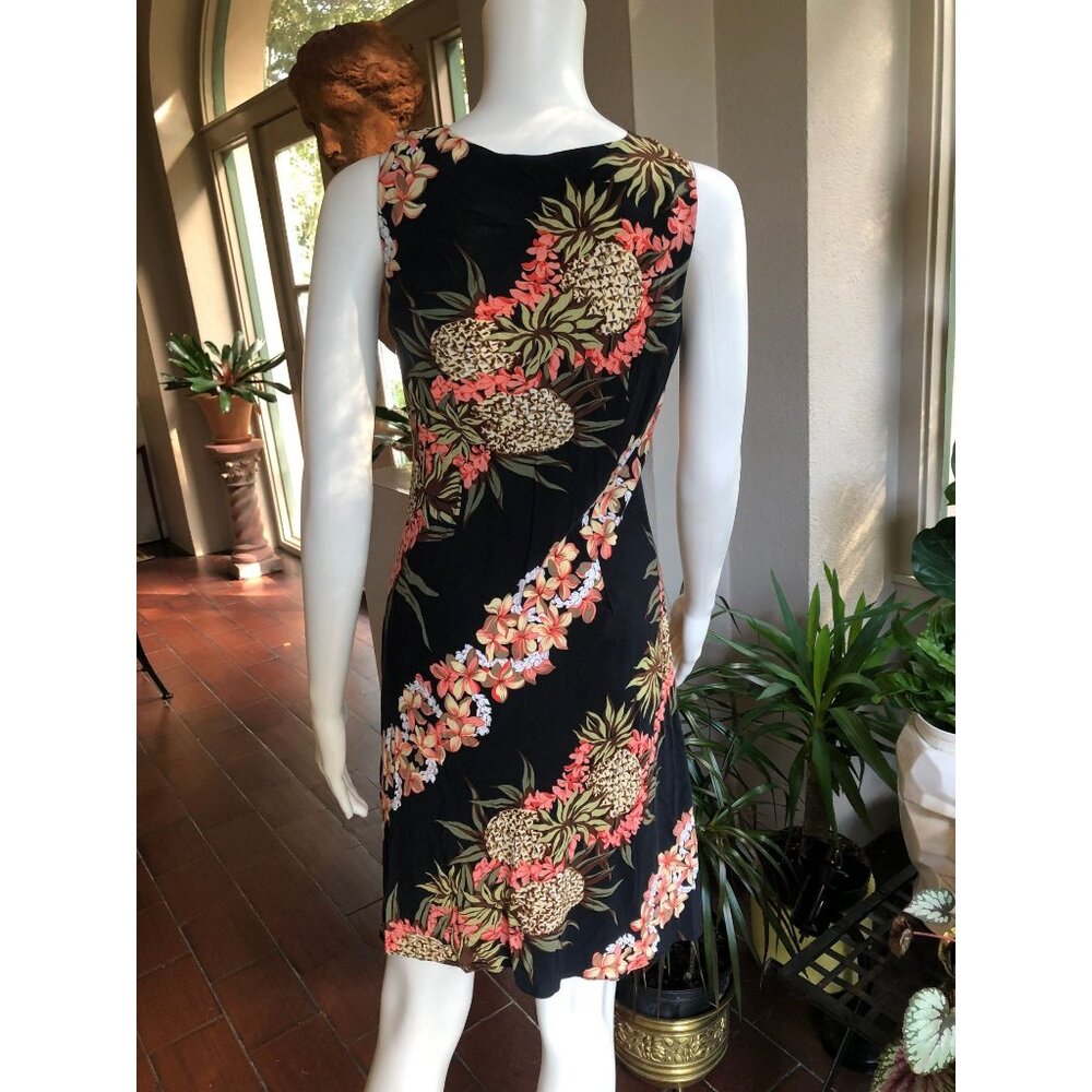 Hawaiian Dress, Hilo Hattie Hawaiian Dress, Tiki Dress | - Picture 8 of 9